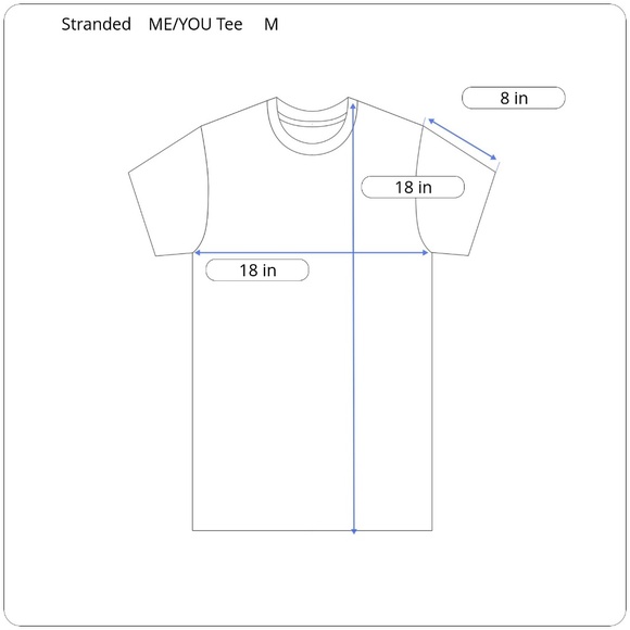 Pre-🖤 Stranded Striped Burnout Tee - Picture 4 of 4